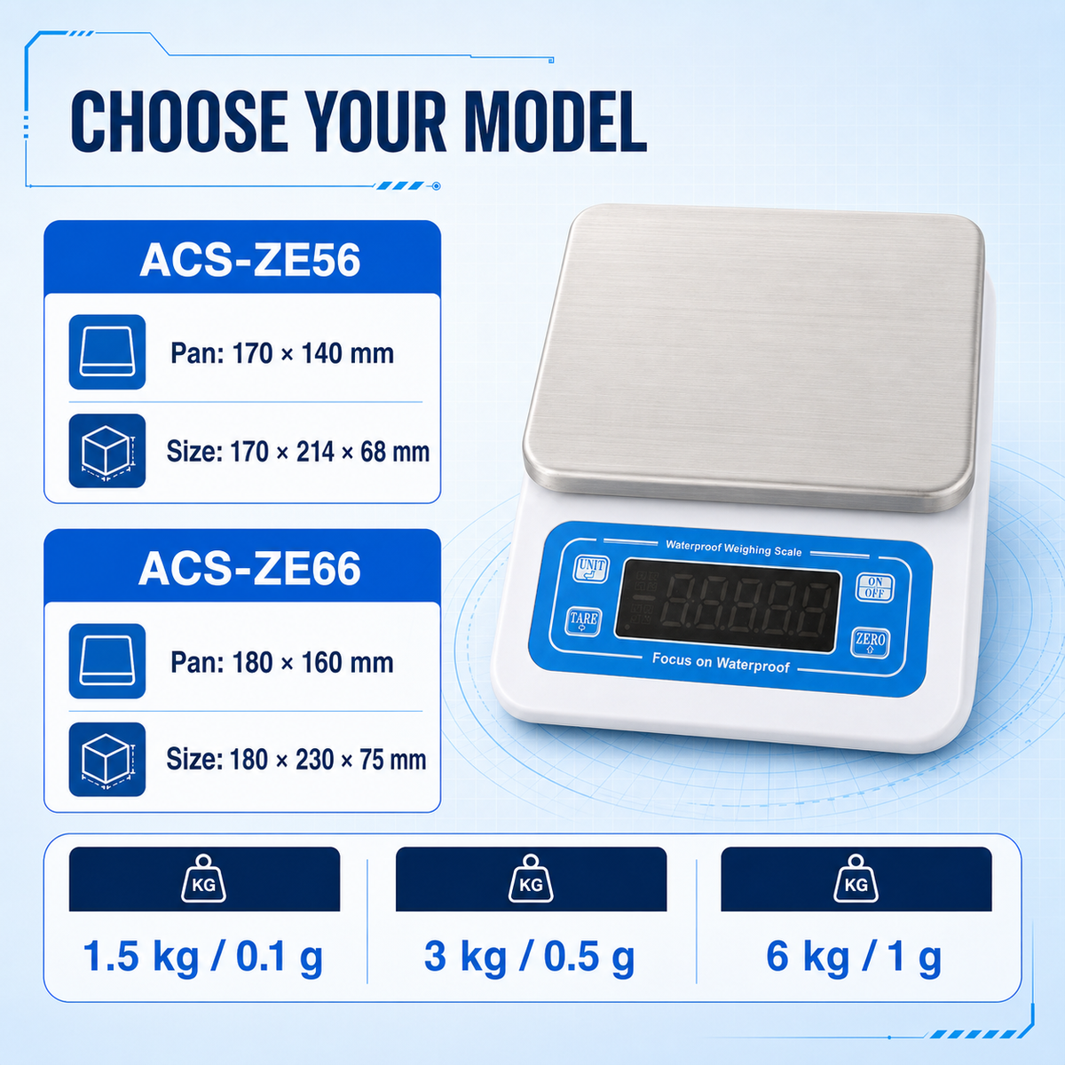 Waterproof Weighing Scale（ACS-ZE56）