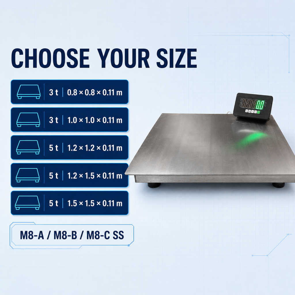 stainless steel floor scale