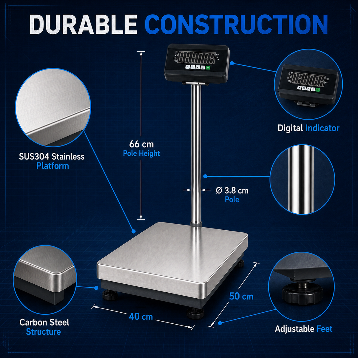 Factory weighing  bench scale